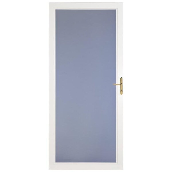 Larson Storm Door, 36 in W, 81 in H, White 35017032 Zoro